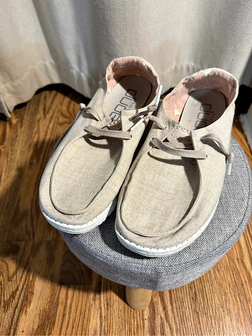 Hey Dude Wendy Dusty Moc Beige & Pink US 10